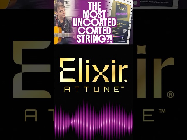 Vídeo relacionado con Elixir Strings, cuerdas para guitarra acústica ATTUNE, bronce fosforado, sonido nítido y claro de larga duración con tacto natural, juego de 6 cuerdas, Light 12-53