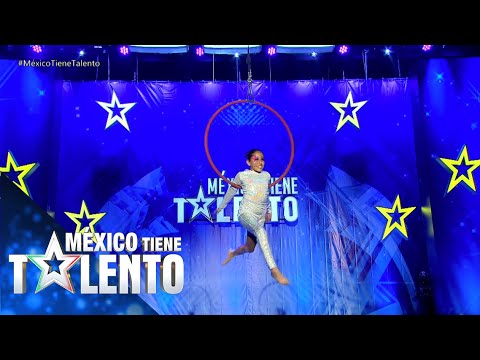 ¡Nadeida, excelente acróbata! | Temporada 3 | Programa 1 | México Tiene Talento