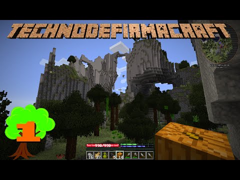 TechnodeFirmaCraft LP - Ep1: Sticks and Stones