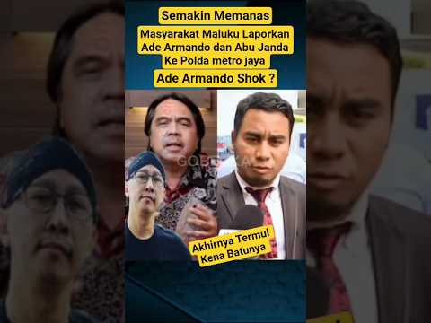 Heboh Ade Armando dan Abu Janda dilaporkan ke Polda Metro Jaya