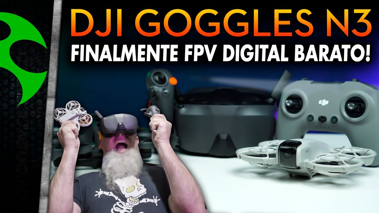 DJI Goggles N3: ENFIM O FPV DIGITAL BARATO