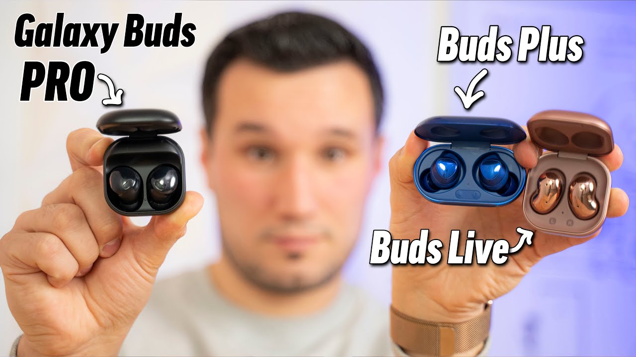 Galaxy Buds Pro vs Live vs Plus - Ultimate Comparison!