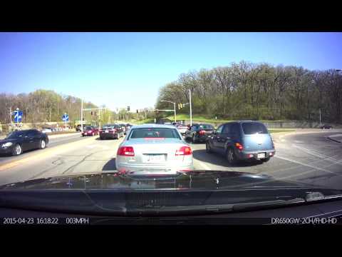 Iowa Plate DCE 153 Audi A8 run a red light on 1st Ave, Coralville, Iowa