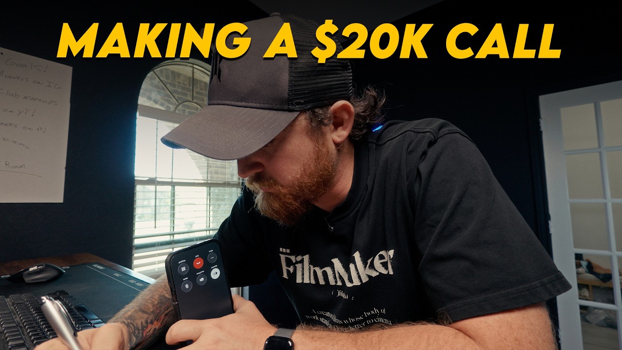 HOW I closed a $20k client | WEEK 16 of building a production company