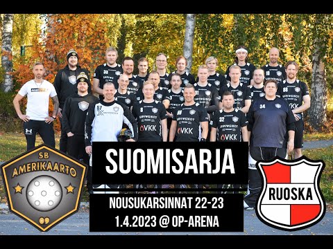 Salibandy Suomisarja | Amerikaarto - Ruoska 1.4.2023