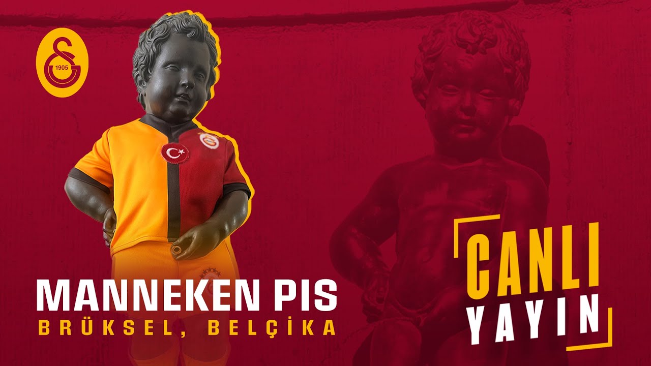 🔴 5 yıldızlı özel formamız, Brüksel’in 406 yıllık ikonik simgesi Manneken Pis heykelini süslüyor