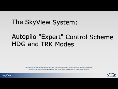 SkyView Autopilot - Expert Mode #3:  HDG and TRK Modes