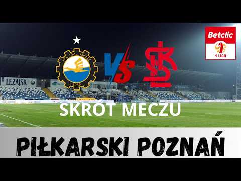 Stal Mielec - ŁKS Łódź Skrót meczu 22 kolejki Betclic I Ligi