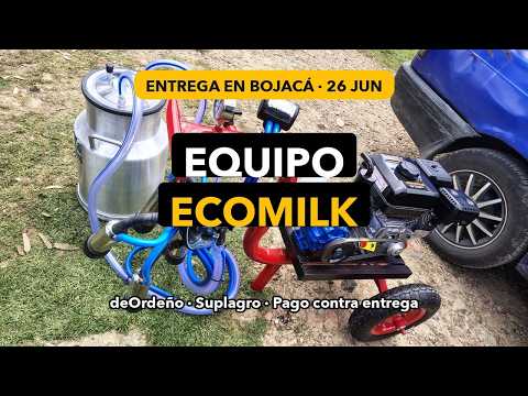 🐄 Entrega Equipo Ecomilk en Bojacá · Ordeño Portátil para tu Finca · deOrdeño 🥛