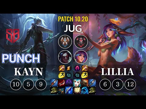 SB Punch Kayn vs Lillia Jungle - KR Patch 10.20