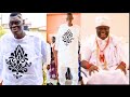 See Ooni Of Ife Reaction When The Tallest Man In Nigeria Storm His Palace