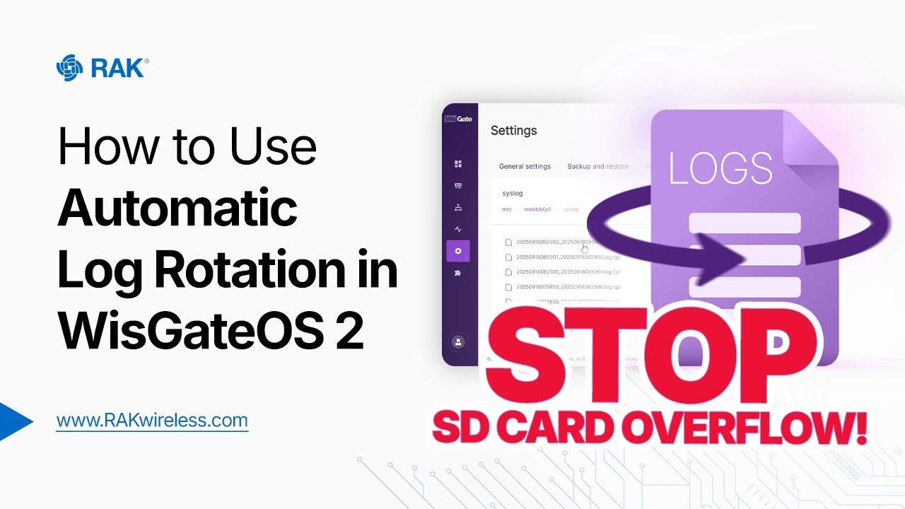 Automatic Log Rotation in WisGateOS 2