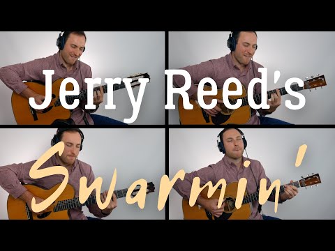 Jerry Reed's " Swarmin' " (Fingerstyle Guitar Cover + Lesson + TAB) by Brooks Robertson