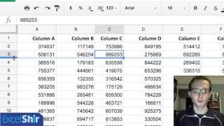 Google Sheets Tutorial: How to Resize Columns and Rows