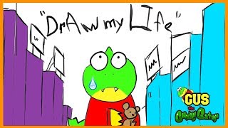 Draw My Life - Gus animated family fun kids pretend playtime cartoon!