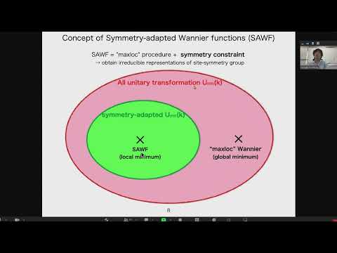 Symmetry-adapted Wannier functions (hands-on Wannier90)