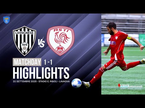 LAVAGNESE vs ASTI 1-1 HIGHLIGHTS | 20/09/2025