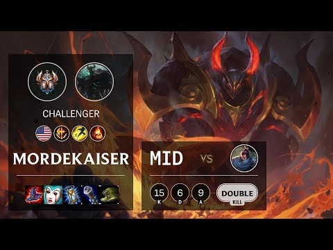 Mordekaiser Mid vs Yasuo - NA Challenger Patch 10.11