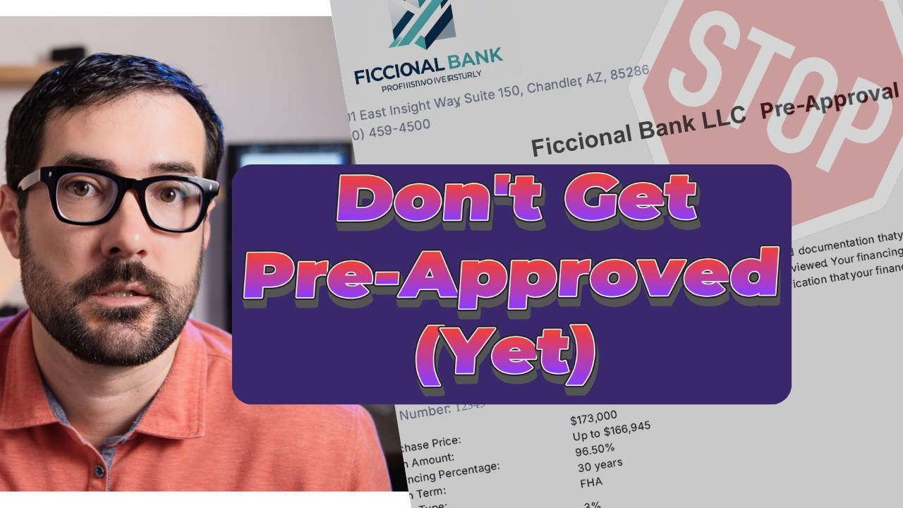 Why Getting Pre Approved First is Backwards