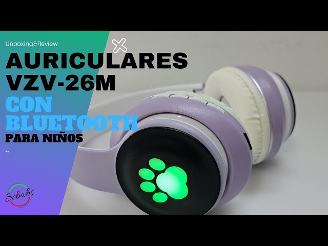 Vídeo relacionado con Usoun Auriculares para niños,Auriculares Bluetooth para niños,Cascos inalámbricos Bluetooth Over Ear,Cascos Plegable con micrófono,Micro SD Slot, Audífonos Inalámbricos y con Cable(Rosa)