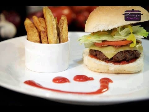 باربيكيو برجر من مطبخ سمر-how to make BBQ burger