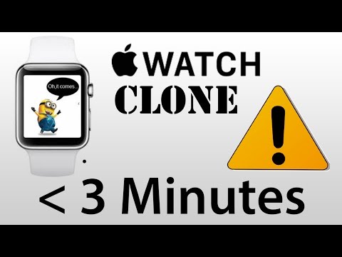 REVIEWING AN APPLE WATCH CLONE IN LESS THAN 3 MINUTES!!! - Smol Reviews