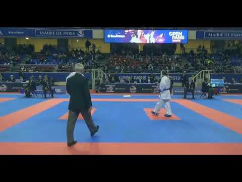 (Karate1 Premier League Paris 2019) Sakiyama Yusei vs Rafael Aghayev - Playoffs