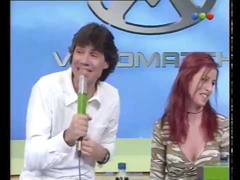 Anabel Cherubito con Tinelli  Videomatch