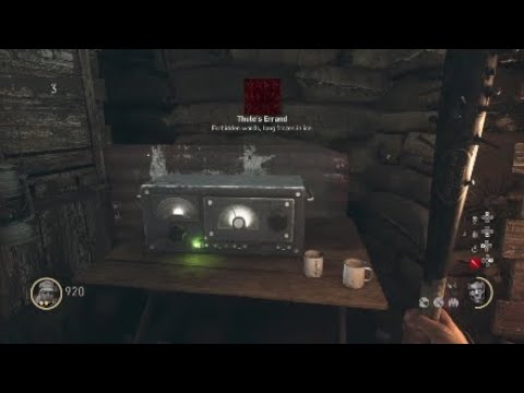 WW2 Zombies - The Shadowed Throne - How To Unlock New Zombies Camo Thules Errand Easter Egg