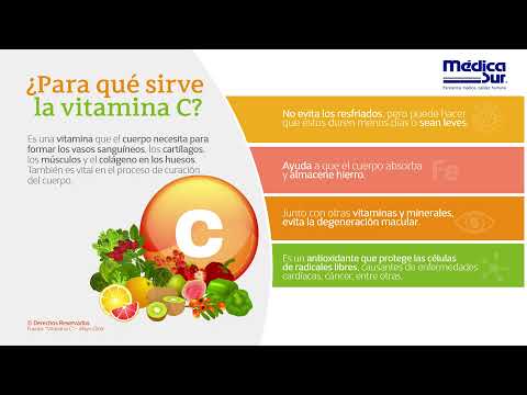 ¿Para qué sirve la vitamina C?