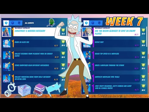 Fortnite All *LEAKED* week 7 Legendary & Epic Quests(Challenges) Guide - Chapter 2 Season 7