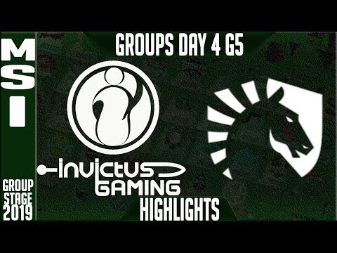 IG vs TL Highlights | MSI 2019 Group Stage Day 4 | Invictus Gaming vs Team Liquid