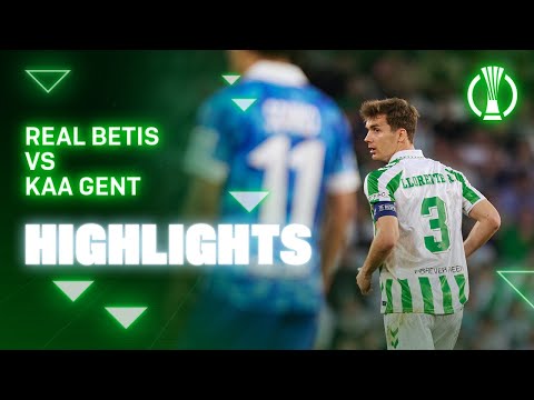 Resumen del partido Real Betis - KAA Gent | HIGHLIGHTS | Real BETIS Balompié
