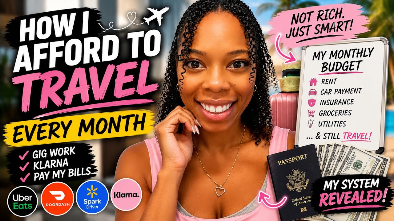 How I Afford to Travel EVERY Month ✈️ The Truth About Gig Work, Klarna & Paying My Bills