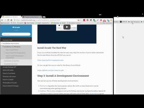 Programing With Python Arcade Library Part 1