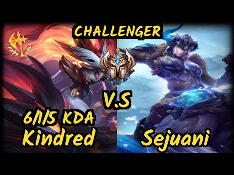 VIT.B Skeanz (KINDRED) vs SEJUANI - 6/1/5 KDA JUNGLE CHALLENGER GAMEPLAY - EUW