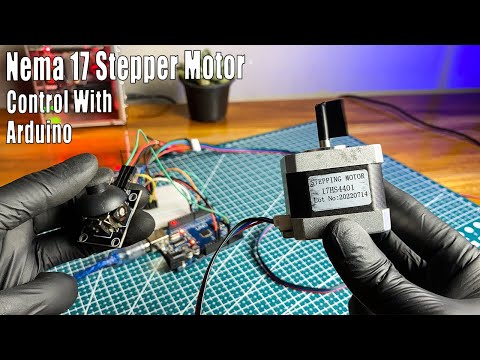 How to use the Nema 17 Stepper motor with Arduino and A4988 Stepper driver #stepper #joystick