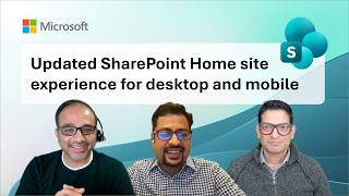 Updated SharePoint Home site experience for desktop and mobile | Share