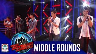 Pinoy Boyband Superstar Middle Rounds: Joshua, Henz, Luigi, Joao and Mark - "Sukob Na"