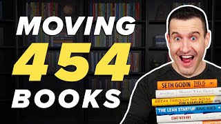 TIMELAPSE: Moving 454 BOOKS To The NEW STUDIO