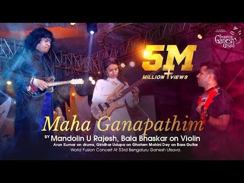 "Maha Ganapathim" Cassical Fusion song @ 53rd Bengaluru Ganesh Utsava..!!!