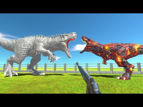 FPS and INDOMINUS REX Death Run - Animal Revolt Battle Simulator
