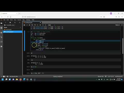 Tutorial 6 Covariance Matrix In Python