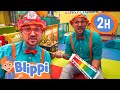 Blippi Learns At An Indoor Playground Blippi And Meekah Best Friend Adventures Educational Video