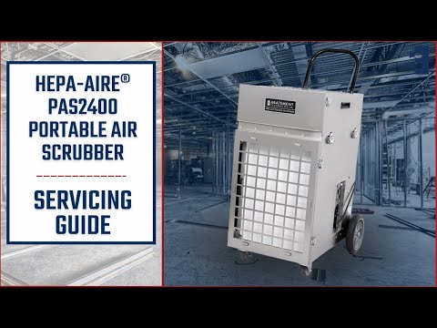PAS2400 Portable Air Scrubber Features