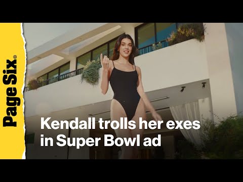 Kendall Jenner trolls her athlete exes in Super Bowl 2026 commercial