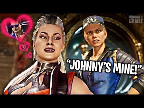 Mortal Kombat 11 - ALL Sindel Flirty Intros & Teases!!