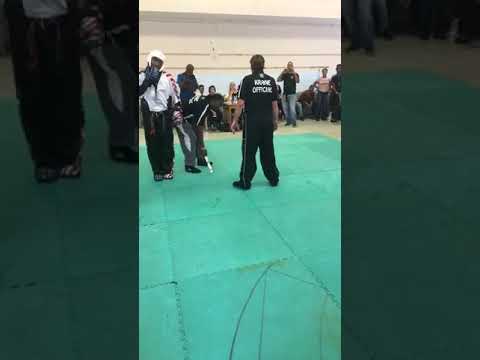 Jason Bourelly vs Kam Dawson -Point Fighting - Julio Lugo Sport Karate Tournament