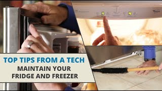 Top Fridge & Freezer Maintenance Tips from a Tech