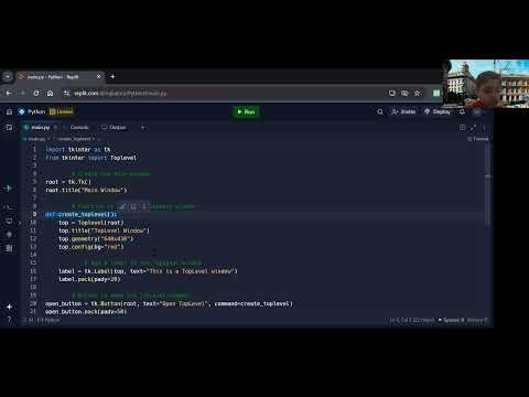 How To Create Toplevel Python Programminglanguage Computerlanguage Programminglanguage Python